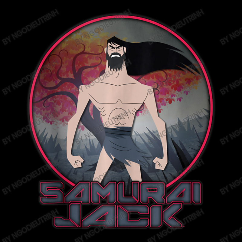 Cn Samurai Jack Circle Portrait Youth Zipper Hoodie by ngodieutrinh | Artistshot