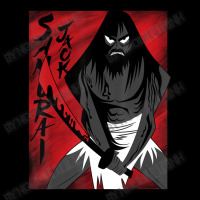 Cn Samurai Jack Red Poster Cropped Hoodie | Artistshot