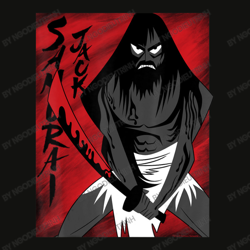 Cn Samurai Jack Red Poster Scorecard Crop Tee by ngodieutrinh | Artistshot