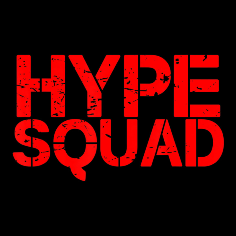 Hype Squad Red Distressed Big Game Cropped Hoodie by cm-arts | Artistshot