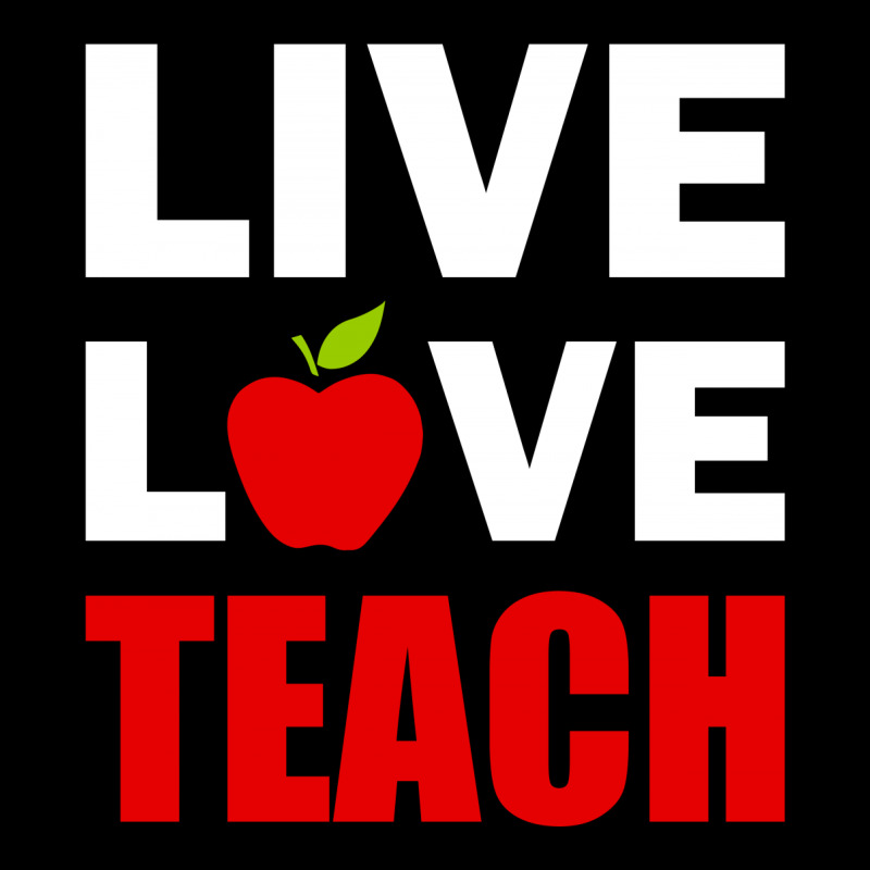 Live Love Teach Fleece Short | Artistshot