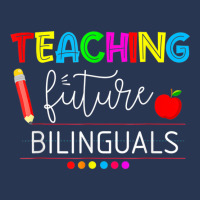 Teaching Future Bilinguals Spanish Teachers Back To School T Shirt Men Denim Jacket | Artistshot