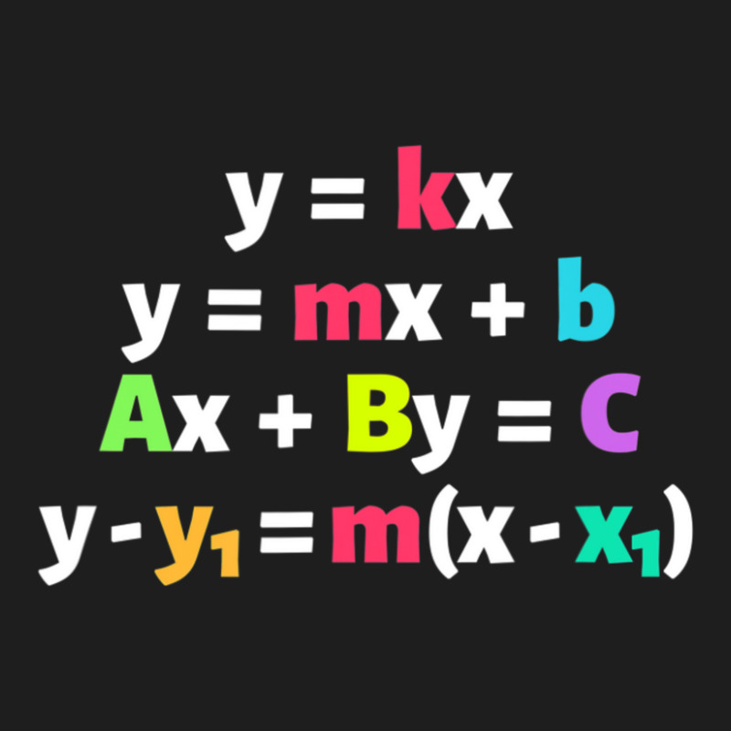 Math Teacher Linear Equations Classic T-shirt by cm-arts | Artistshot