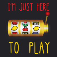 Slot Machine I'm Just Here To Play Fruit Game Casino Player T Shirt Youth Tee | Artistshot