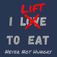 I Lift To Eat Never Not Hungry Body Builder Exercise Ladies Denim Jacket | Artistshot