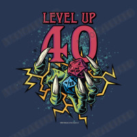 Dungeons & Dragons Birthday Level Up Forty Ladies Denim Jacket | Artistshot