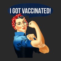 Pro Vaccine Vaccinated Rosie The Riveter Vaccinator T Shirt Printed Hat | Artistshot