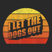 Retro Vintage I Let The Dogs Ou Pet Owner Dog Printed Hat | Artistshot