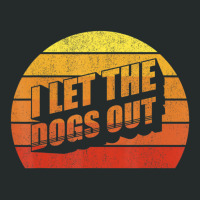 Retro Vintage I Let The Dogs Ou Pet Owner Dog Women's Triblend Scoop T-shirt | Artistshot