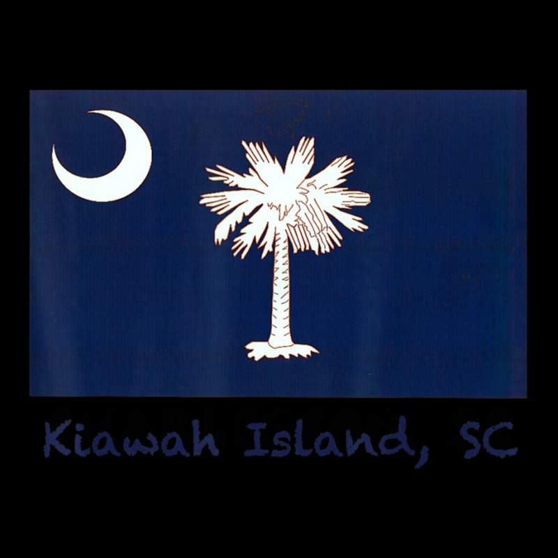 Kiawah Island, South Carolina Usa Flag Cropped Hoodie by Mello Greenwood | Artistshot