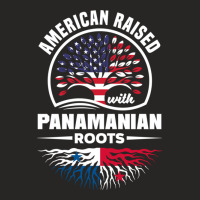 American Raised With Panamanian Roots Panama Panama Flag Pullover Hood Ladies Fitted T-shirt | Artistshot