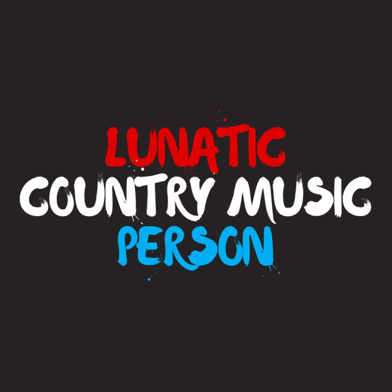 Lunatic Country Music Person   Patriotic Red, White & Blue Long Sleeve Vintage Cap by cm-arts | Artistshot