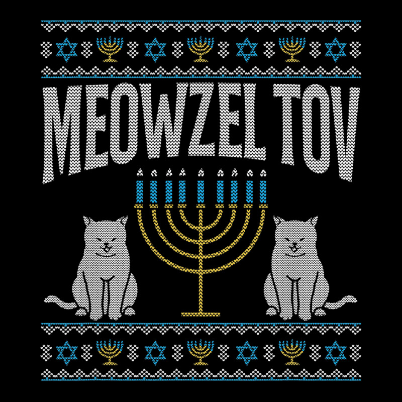 Meowzel Tov Funny Cat Lover Meow Hanukkah Menorah Toddler Sweatshirt | Artistshot