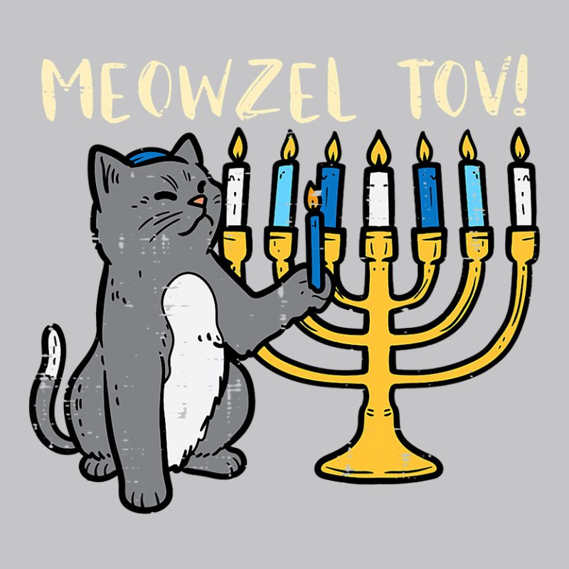 Meowzel Tov Jewish Cat Funny Hanukkah Chanukah Pjs Women Baby Bodysuit | Artistshot