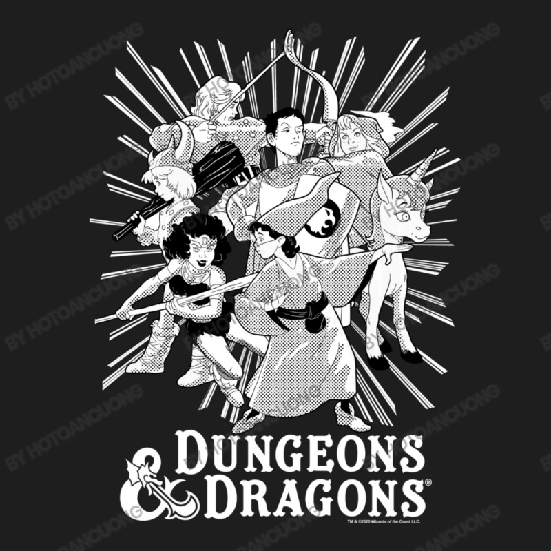 Dungeons & Dragons Group Shot Ray Portrait Classic T-shirt by hotoancuong | Artistshot