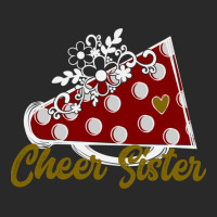 Cheer Sister Shirt, Maroon Megaphone Heart Flower Accent Pullover Hood Printed Hat | Artistshot