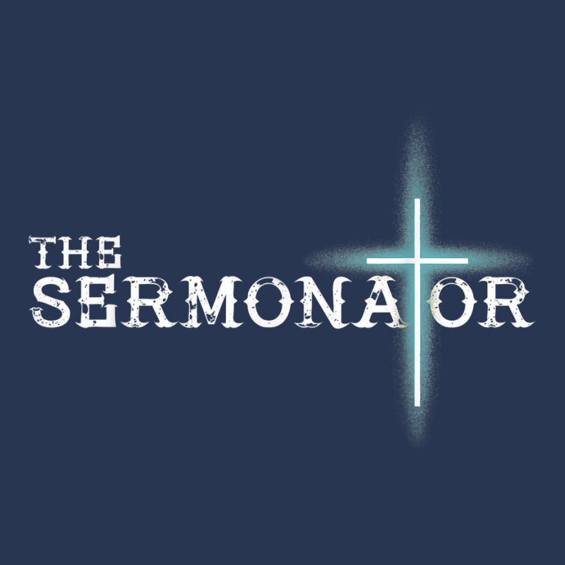 The Sermonator Pastor Appreciation Christian Cross Fun Gift T Shirt Ladies Denim Jacket by cm-arts | Artistshot