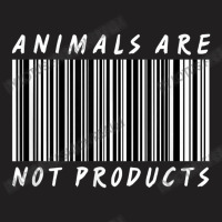 Animals Are Not Products Activist Activism Bar Code T-shirt | Artistshot