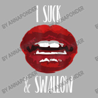 I Suck And Swallow Sexy Vampire Fangs Halloween Costume Ladies Fitted T-shirt | Artistshot