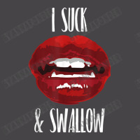 I Suck And Swallow Sexy Vampire Fangs Halloween Costume Ladies Polo Shirt | Artistshot