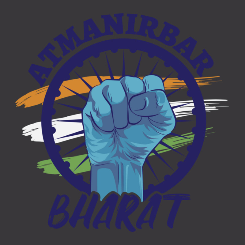 Atmanirbhar Bharat India Flag Slogan Quote Ladies Curvy T-Shirt by cm-arts | Artistshot