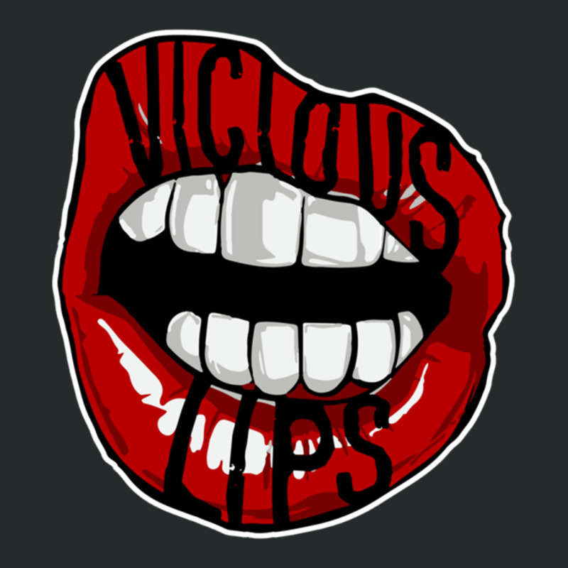 Vicious Lips Women's Triblend Scoop T-shirt by JACQUELINEJACKSON | Artistshot