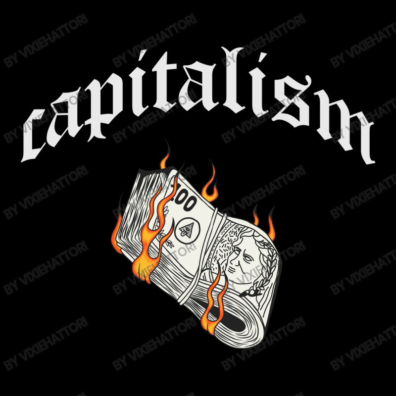 Capitalism Women's V-Neck T-Shirt by VixieHattori | Artistshot