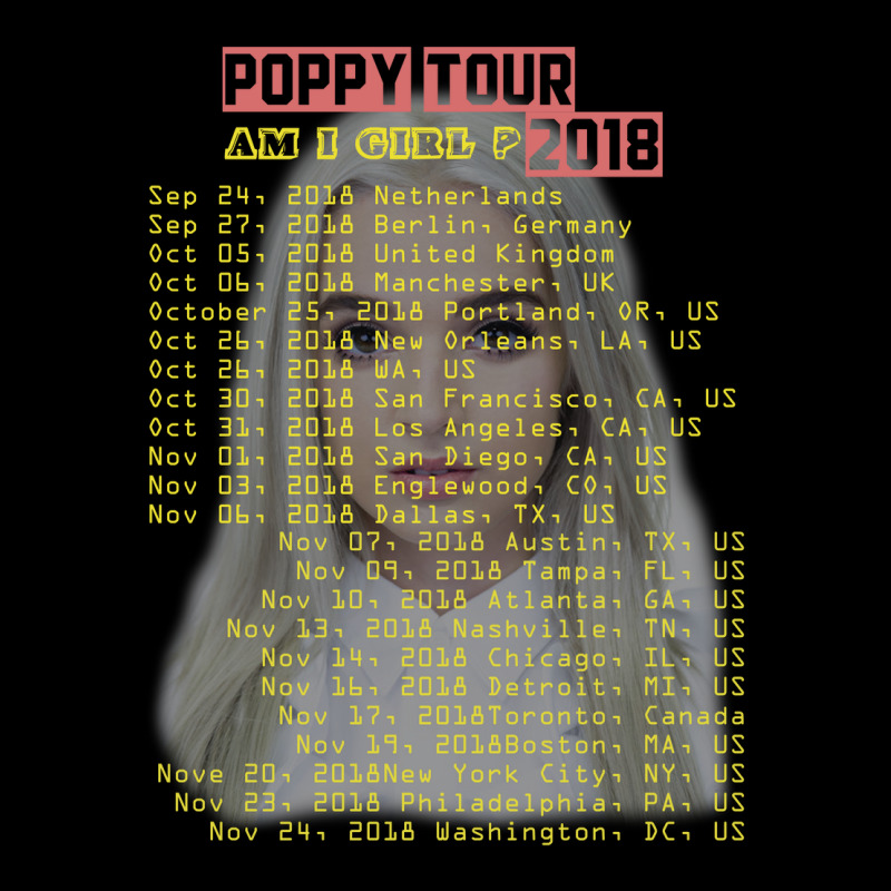 Poppy Tour Back Zipper Hoodie | Artistshot