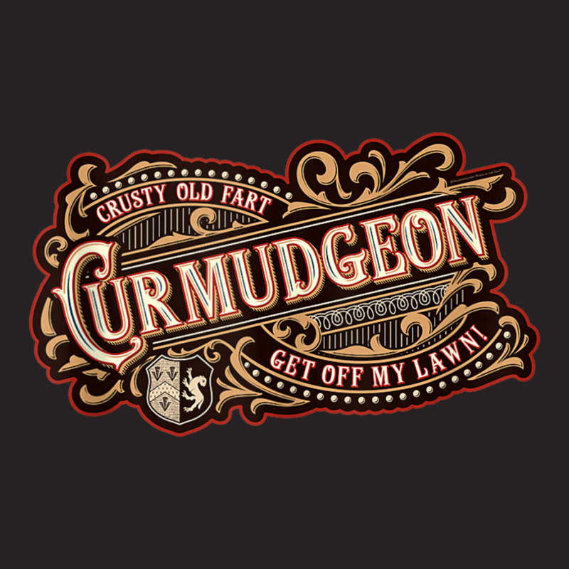 Curmudgeon   Crusty Old Fart   Get Off My Lawn! Tank Top Vintage Cap | Artistshot