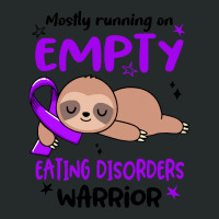 Eating Disorders Awareness T  Shirt Mostly Running On Empty Eating Dis Women's Triblend Scoop T-shirt | Artistshot