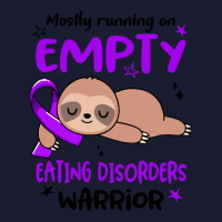 Eating Disorders Awareness T  Shirt Mostly Running On Empty Eating Dis Women's V-neck T-shirt | Artistshot