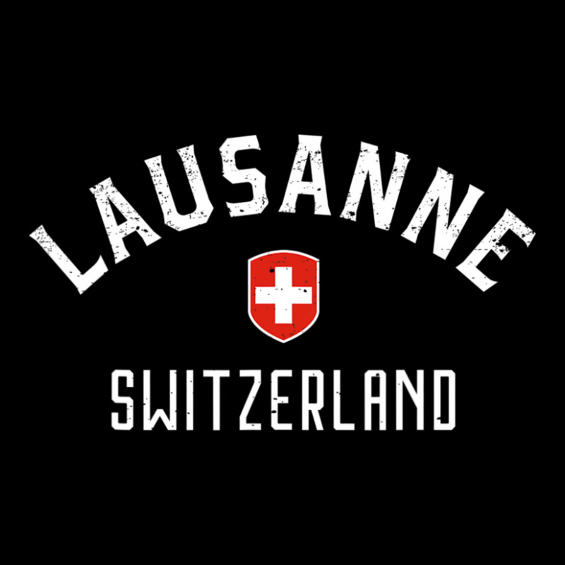 Lausanne Switzerland Swiss Flag Lausanne Baby Tee | Artistshot