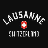 Lausanne Switzerland Swiss Flag Lausanne Crop Top | Artistshot