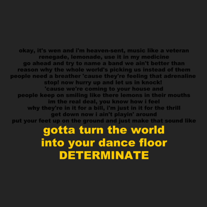 Lemonade Mouth Determinate Rap Gift 3/4 Sleeve Shirt by AaronFosterJr. | Artistshot