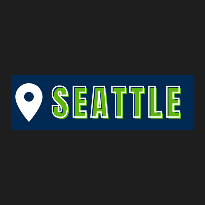 Seattle Check In Location Football Fans Classic T-shirt by CamrynWyatt | Artistshot