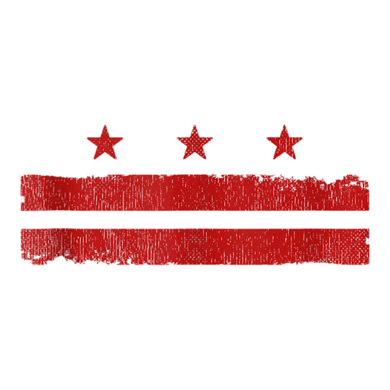 Distressed Washington Dc Flag District Of Columbia Flag Tank Top Baby Tee by cm-arts | Artistshot