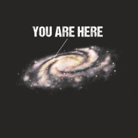 You Are Here Milky Way Universe Space Astronomy Ladies Fitted T-shirt | Artistshot