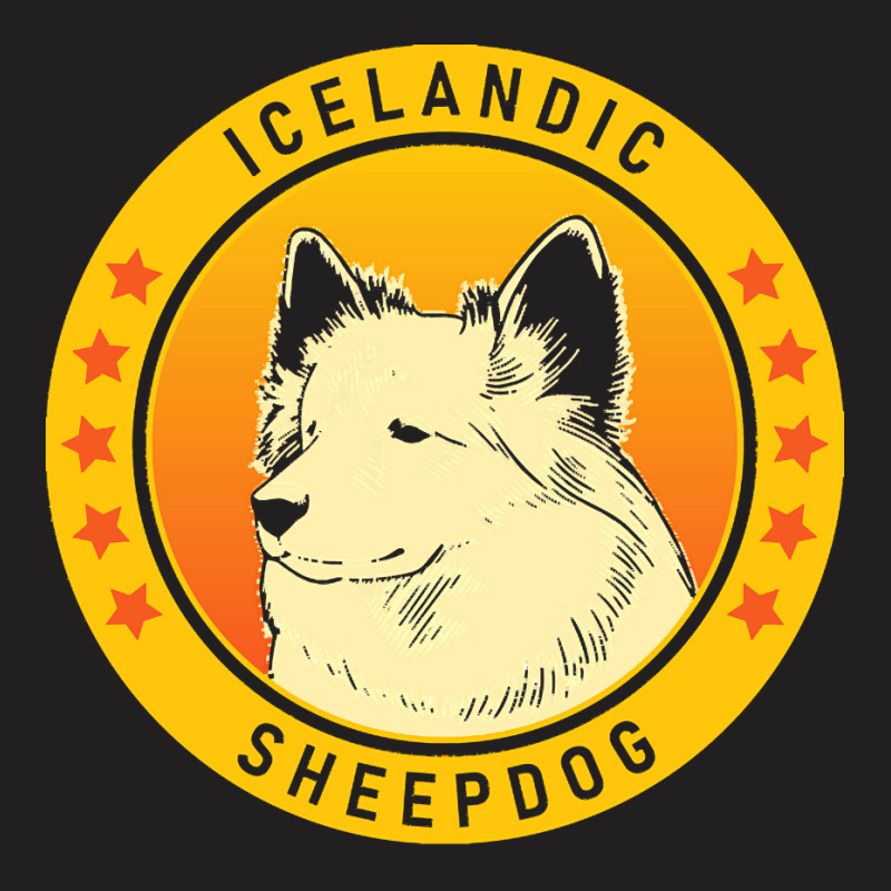 Icelandic Sheepdog T  Shirt Icelandic Sheepdog Portrait T  Shirt T-Shirt by hratke | Artistshot