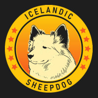 Icelandic Sheepdog T  Shirt Icelandic Sheepdog Portrait T  Shirt Classic T-shirt | Artistshot