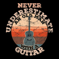 Mens Never Underestimate An Old Man With A Guitar Women's V-neck T-shirt | Artistshot