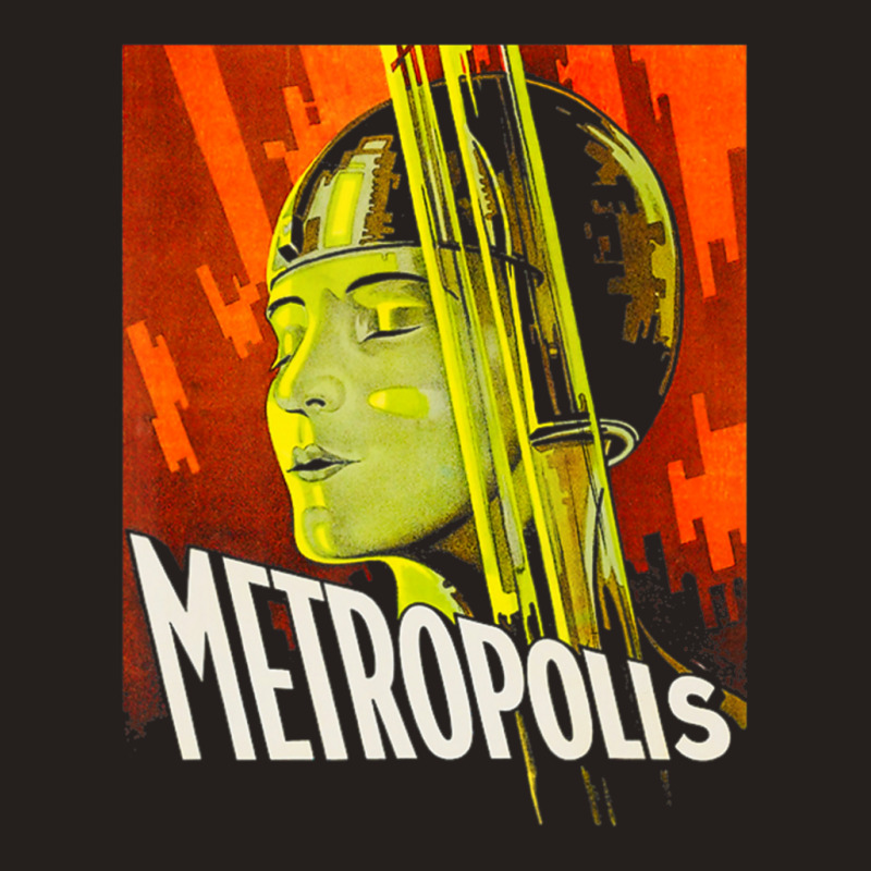 Mens Metropolis 1927 Movie Poster Tank Top by cm-arts | Artistshot