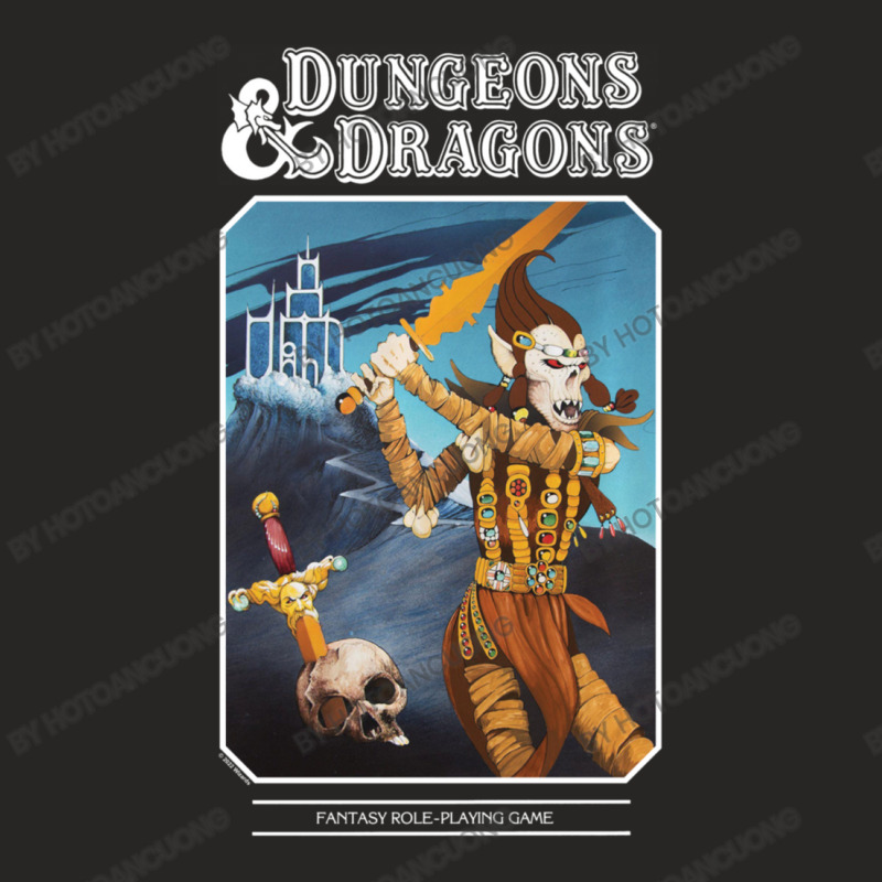 Dungeons & Dragons Vintage Tsr Friend Folio Ladies Fitted T-Shirt by hotoancuong | Artistshot