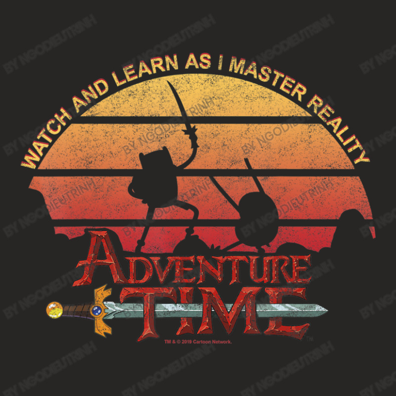 Cn Adventure Time Watch And Learn As I Master Reality Ladies Fitted T-Shirt by ngodieutrinh | Artistshot