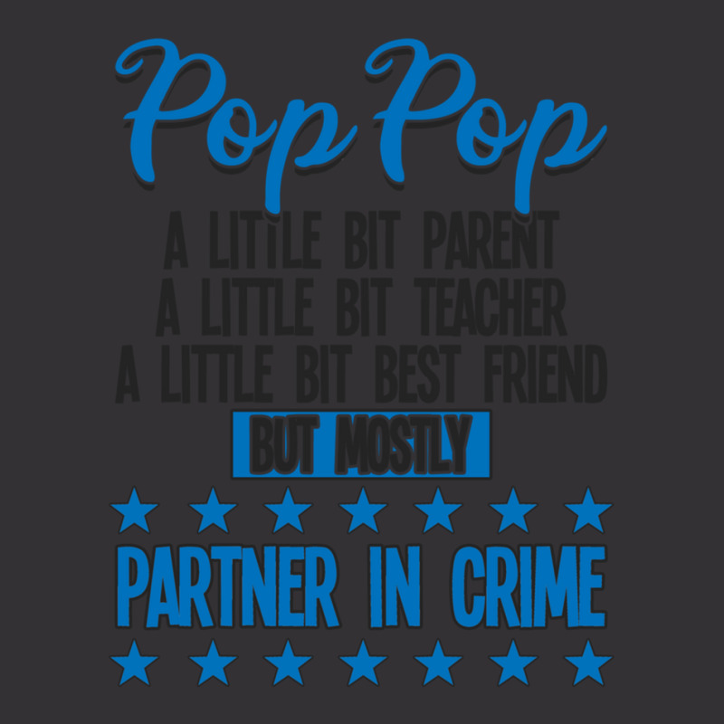 Pop Pop Partner In Crime Vintage Short | Artistshot