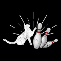 Alley Cat Tipping Pins Funny Bowling T Shirt Pocket T-shirt | Artistshot