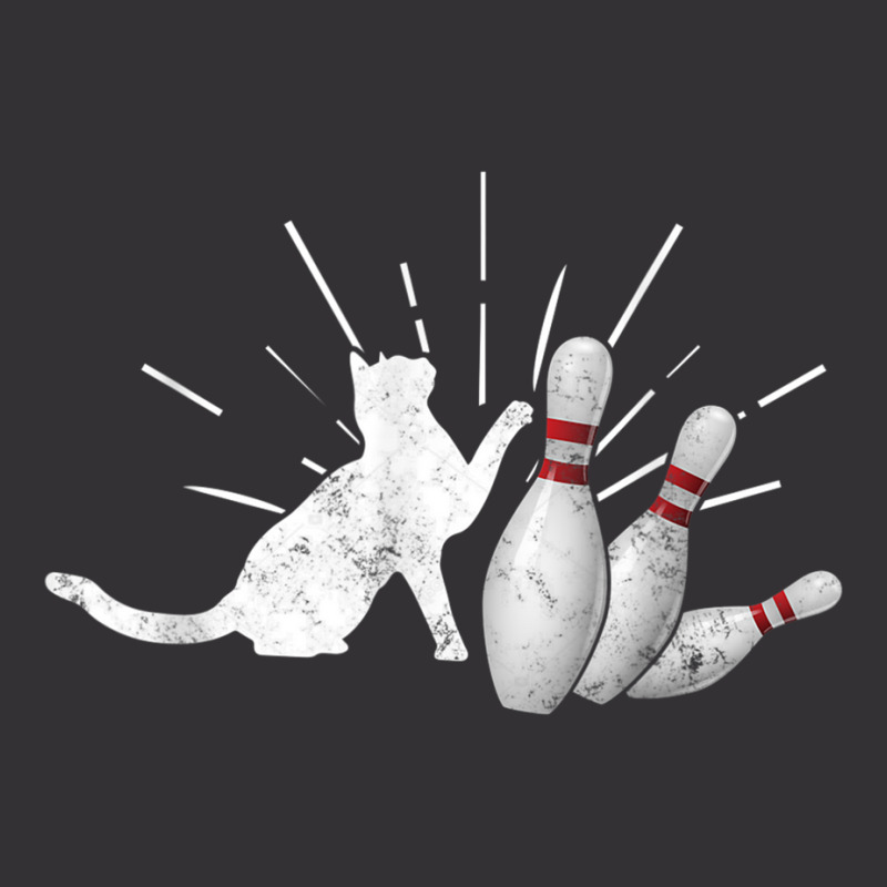 Alley Cat Tipping Pins Funny Bowling T Shirt Vintage Short | Artistshot