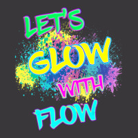 Let's Glow With Flow Glow Party 80s Party Paint Splatter Ladies Curvy T-shirt | Artistshot