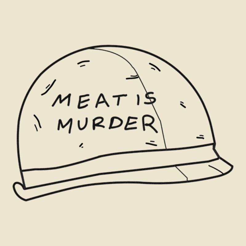 Meat Is Murder Helmet Cropped Hoodie by cm-arts | Artistshot