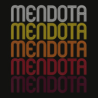 Mendota, Ca Vintage Style California Scorecard Crop Tee | Artistshot