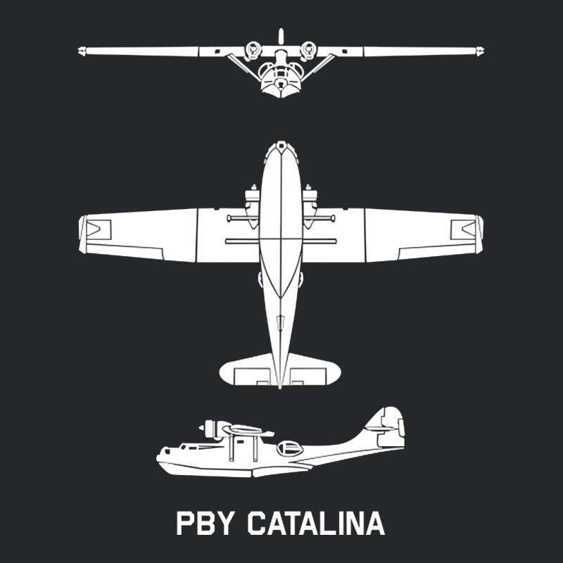 Pby Catalina American Ww2 Maritime Patrol Bomber Seaplane Silhouettes Crewneck Sweatshirt by Kanmosrin52 | Artistshot